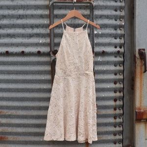 City Studio Cream Cocktail Dress
